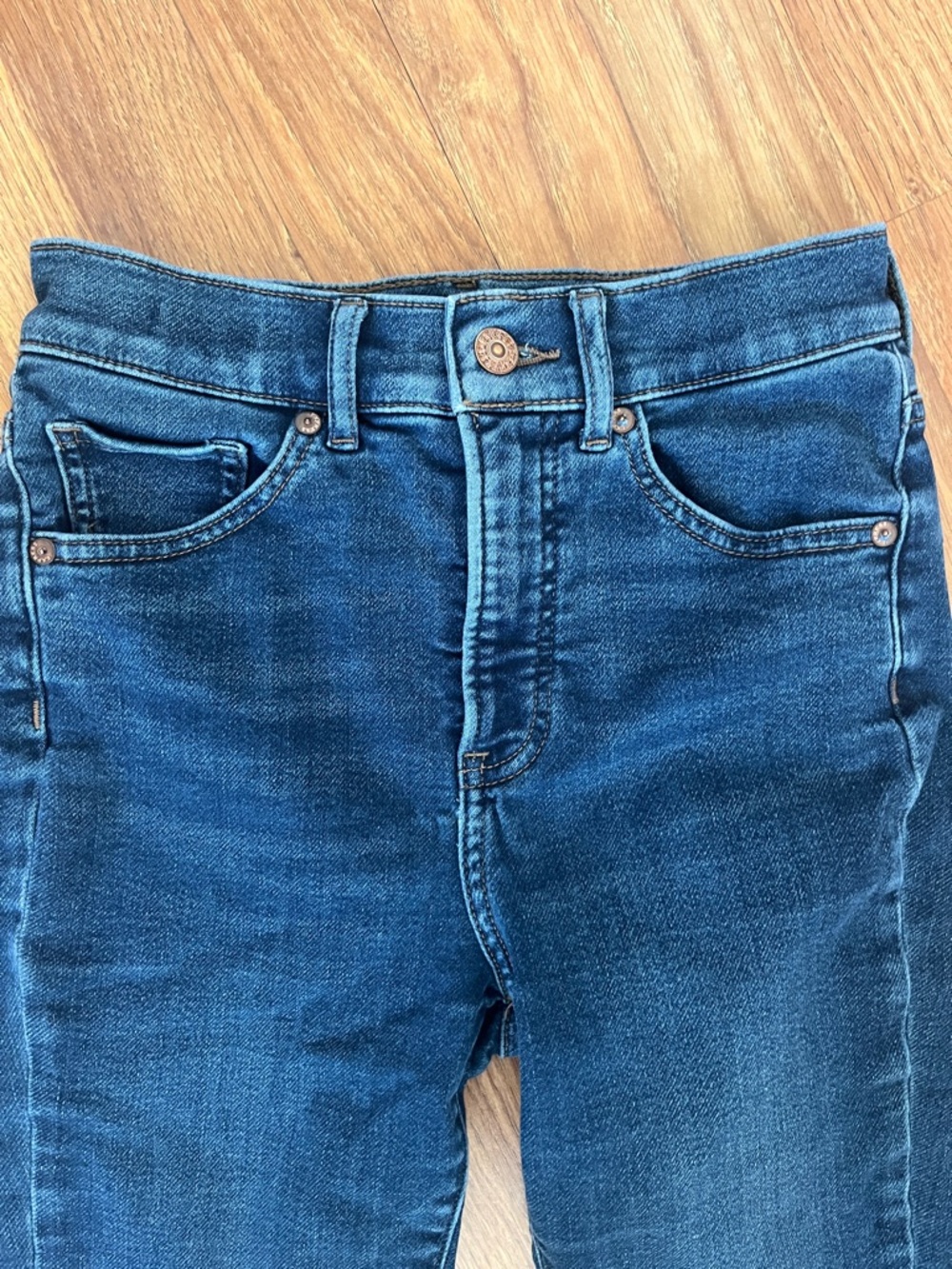 Express Mid Blue Denim Jeans